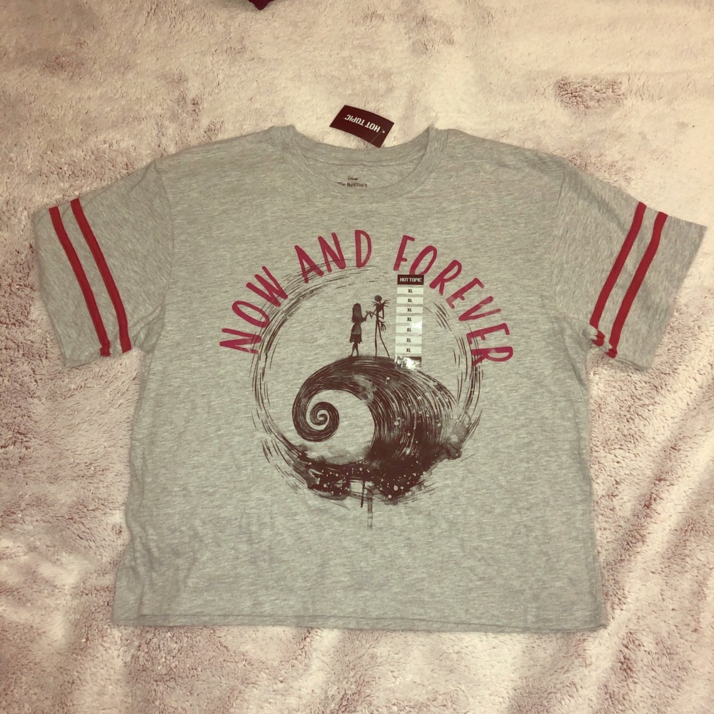 Nightmare Before Christmas oversized Crop Top